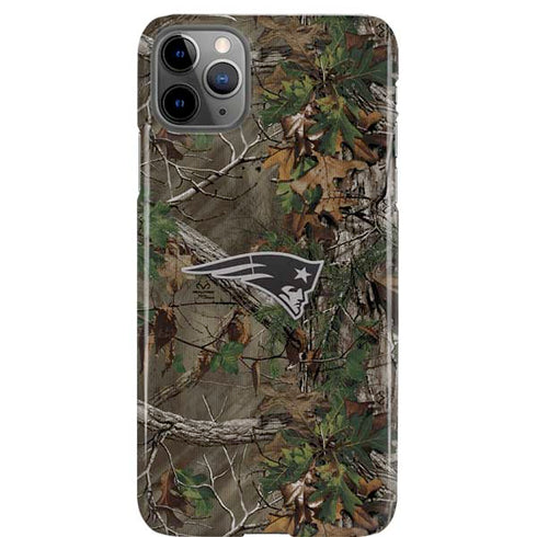 NFL New England Patriots Realtree Xtra Green Camo iPhone 11 Pro Max Lite Case
