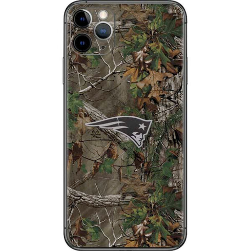 NFL New England Patriots Realtree Xtra Green Camo iPhone 11 Pro Max Skin