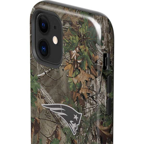 NFL New England Patriots Realtree Xtra Green Camo iPhone 12 Impact Case