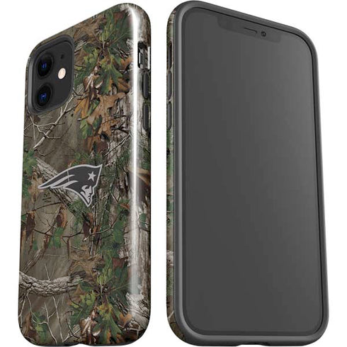 NFL New England Patriots Realtree Xtra Green Camo iPhone 12 Impact Case