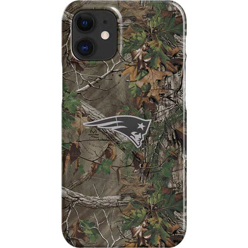NFL New England Patriots Realtree Xtra Green Camo iPhone 12 Mini Lite Case