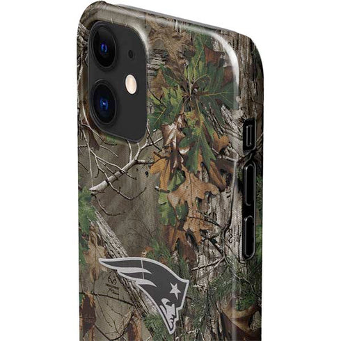 NFL New England Patriots Realtree Xtra Green Camo iPhone 12 Mini Lite Case