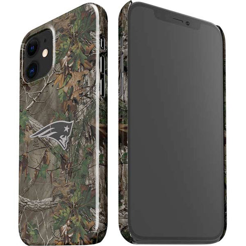 NFL New England Patriots Realtree Xtra Green Camo iPhone 12 Mini Lite Case