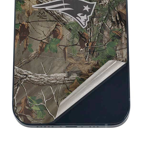 NFL New England Patriots Realtree Xtra Green Camo iPhone 12 Mini Skin