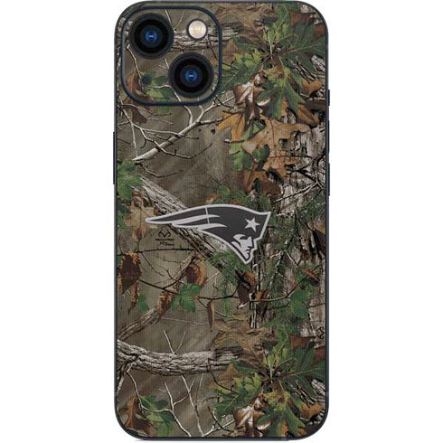 NFL New England Patriots Realtree Xtra Green Camo iPhone 13 Mini Skin