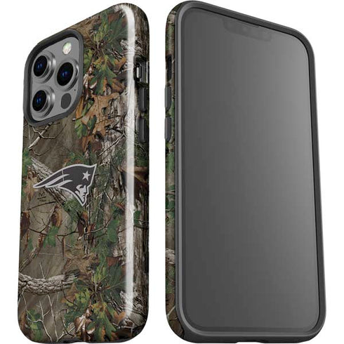 NFL New England Patriots Realtree Xtra Green Camo iPhone 13 Pro Impact Case