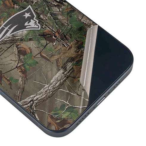 NFL New England Patriots Realtree Xtra Green Camo iPhone 14 Plus Skin