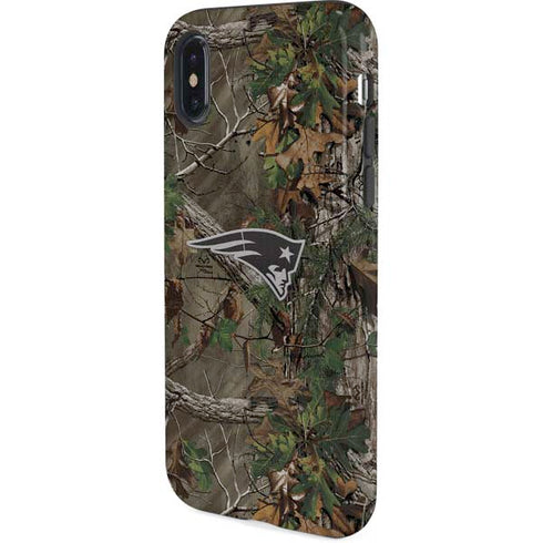 NFL New England Patriots Realtree Xtra Green Camo iPhone XS Pro Case