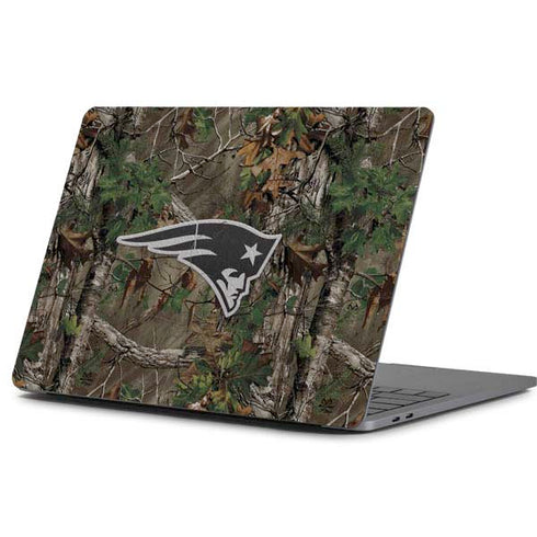 NFL New England Patriots Realtree Xtra Green Camo Apple MacBook Pro 13-inch Skin