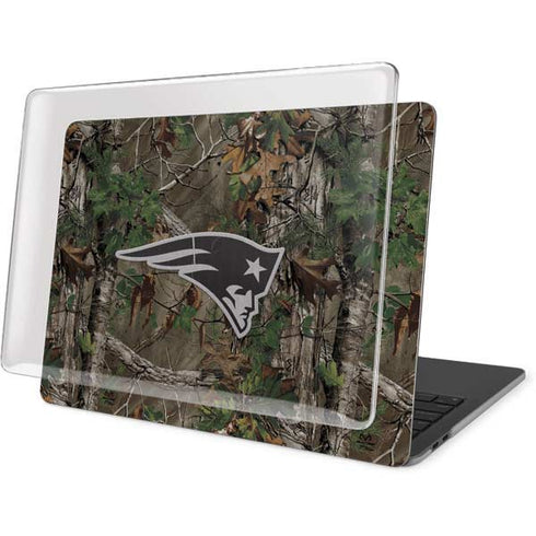 NFL New England Patriots Realtree Xtra Green Camo MacBook Pro 16in (2019-20) Case plus Skin