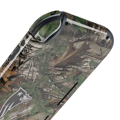 NFL New England Patriots Realtree Xtra Green Camo Nintendo Switch Lite Skin