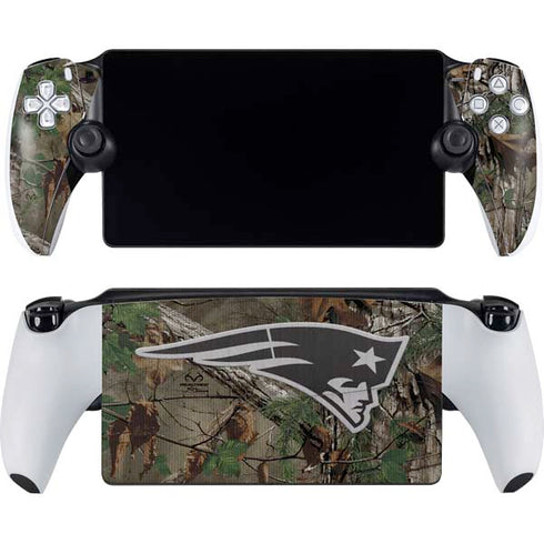 NFL New England Patriots Realtree Xtra Green Camo PlayStation Portal Remote Player Skin
