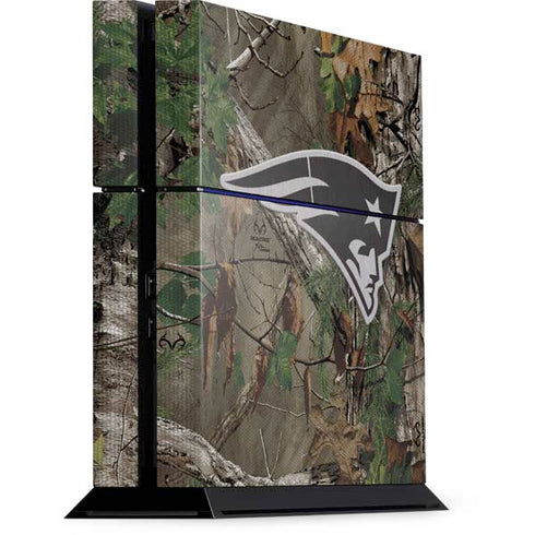 NFL New England Patriots Realtree Xtra Green Camo PS4 Console Skin