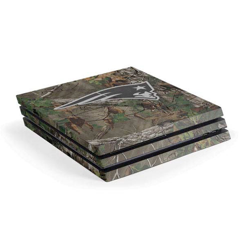 NFL New England Patriots Realtree Xtra Green Camo PS4 Pro Console Skin