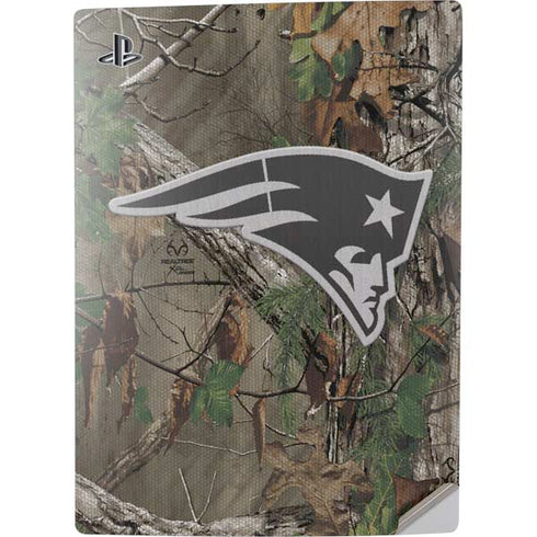 NFL New England Patriots Realtree Xtra Green Camo PS5 Digital Edition Console Skin