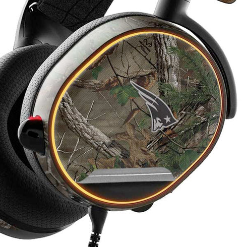 NFL New England Patriots Realtree Xtra Green Camo SteelSeries Arctis 5 Skin
