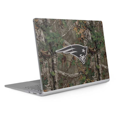 NFL New England Patriots Realtree Xtra Green Camo Surface Book 2 13.5in Skin