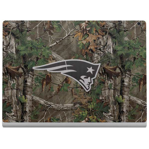 NFL New England Patriots Realtree Xtra Green Camo Surface Book 2 15in Skin