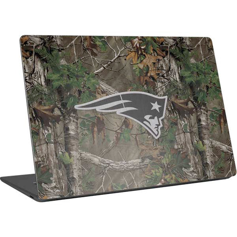 NFL New England Patriots Realtree Xtra Green Camo Surface Laptop 4 15in Skin