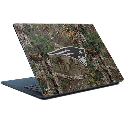 NFL New England Patriots Realtree Xtra Green Camo Surface Laptop Skin