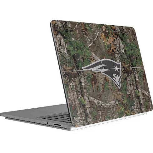 NFL New England Patriots Realtree Xtra Green Camo Surface Laptop Studio Skin