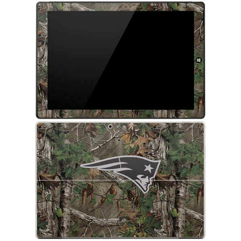 NFL New England Patriots Realtree Xtra Green Camo Surface Pro 3 Skin