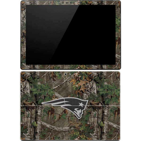 NFL New England Patriots Realtree Xtra Green Camo Surface Pro 4 Skin