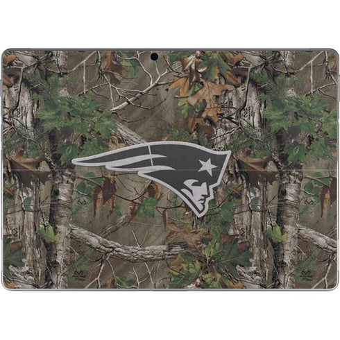 NFL New England Patriots Realtree Xtra Green Camo Surface Pro 8 Skin