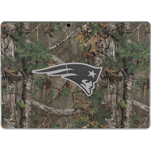 NFL New England Patriots Realtree Xtra Green Camo Surface Pro 9 Skin