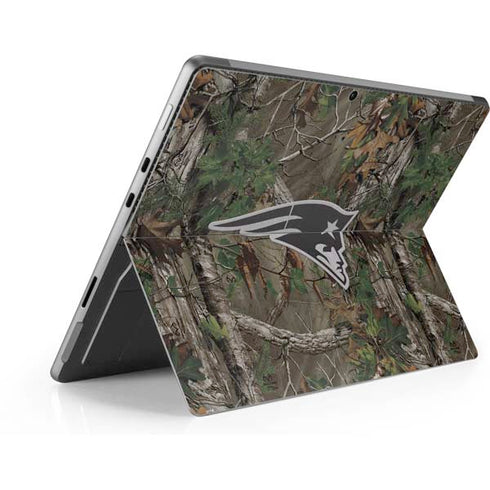 NFL New England Patriots Realtree Xtra Green Camo Surface Pro 9 Skin