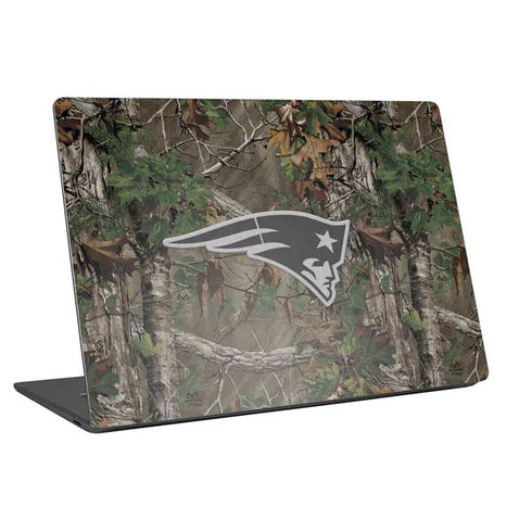 NFL New England Patriots Realtree Xtra Green Camo Universal Laptop 18in (14.6 x 10.6in) Skin