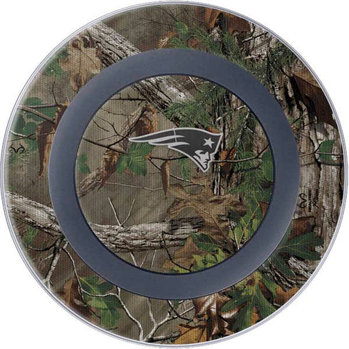 NFL New England Patriots Realtree Xtra Green Camo Wireless Charger Skin