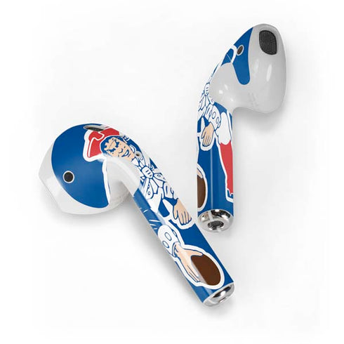 NFL New England Patriots Retro Logo Apple AirPods Skin