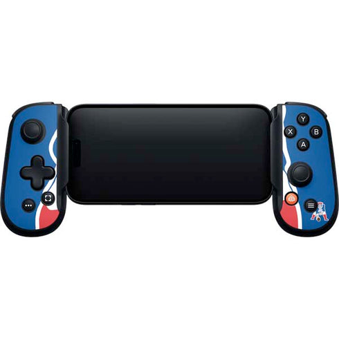 NFL New England Patriots Retro Logo Backbone One for iPhone Game Controller Skin