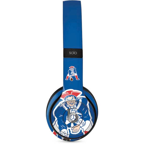 NFL New England Patriots Retro Logo Beats Solo 2 Wired Skin