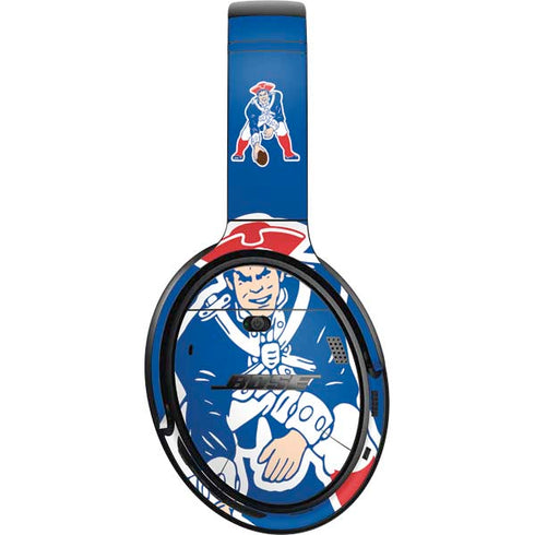 NFL New England Patriots Retro Logo Bose QuietComfort 35 II Headphones Skin