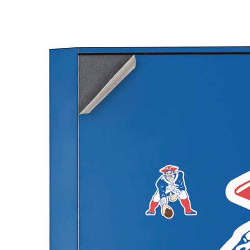 NFL New England Patriots Retro Logo Corsair 4000D Tempered Glass Mid-Tower ATX Case Skin