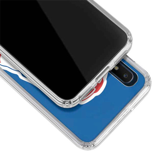 NFL New England Patriots Retro Logo Galaxy A10e Clear Case