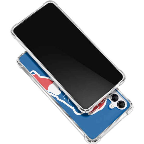 NFL New England Patriots Retro Logo Galaxy A15 5G Clear Case