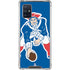 NFL New England Patriots Retro Logo Galaxy A71 5G Clear Case