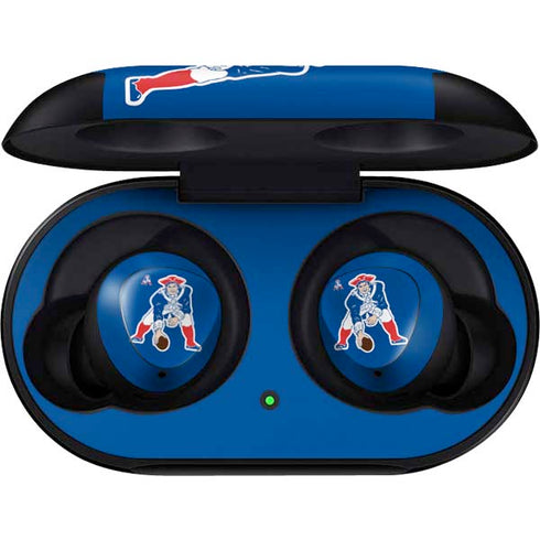 NFL New England Patriots Retro Logo Galaxy Buds Skin