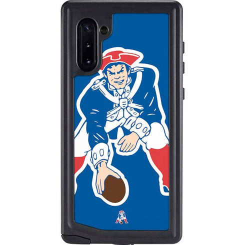NFL New England Patriots Retro Logo Galaxy Note 10 Waterproof Case