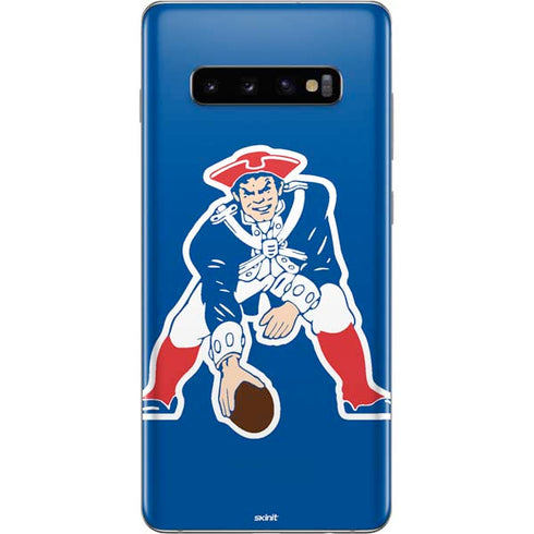 NFL New England Patriots Retro Logo Galaxy S10 Plus Skin