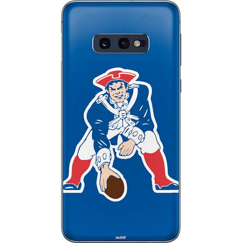 NFL New England Patriots Retro Logo Galaxy S10e Skin