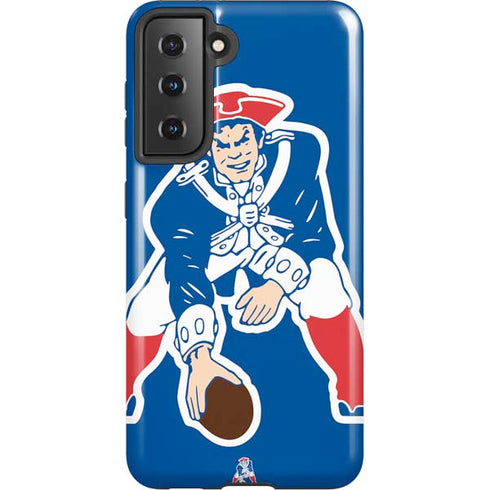 NFL New England Patriots Retro Logo Galaxy S21 5G Pro Case
