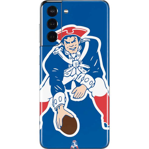 NFL New England Patriots Retro Logo Galaxy S21 5G Skin