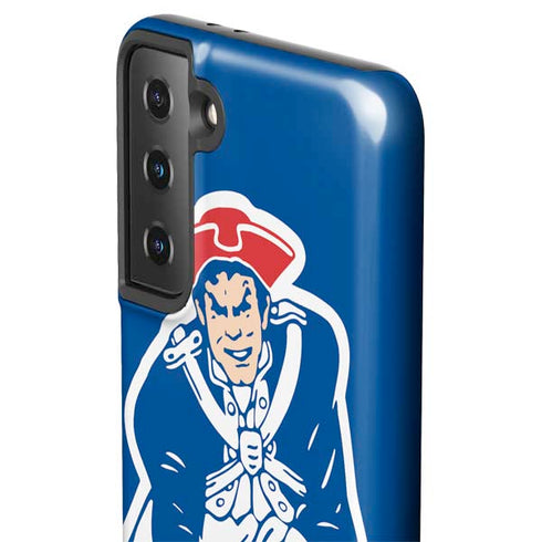NFL New England Patriots Retro Logo Galaxy S21 FE Pro Case