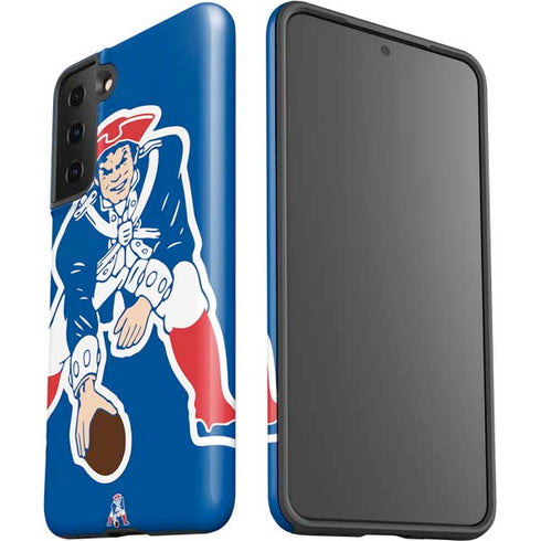 NFL New England Patriots Retro Logo Galaxy S21 FE Pro Case
