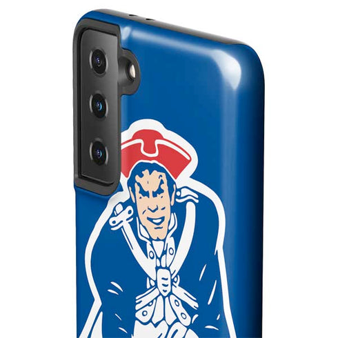 NFL New England Patriots Retro Logo Galaxy S21 Plus 5G Pro Case