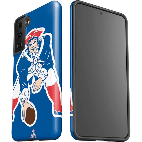 NFL New England Patriots Retro Logo Galaxy S21 Plus 5G Pro Case